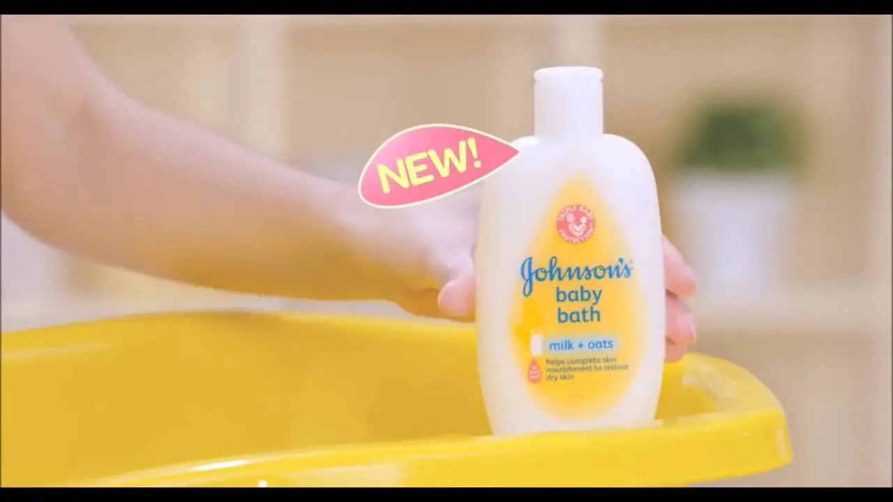 Johnson's Baby Milk + Oats Bath & Lotion TVC 2016 - Super 15s x2 (30s)
